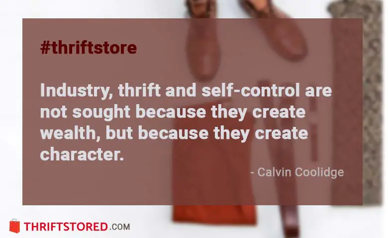 Industry, thrift and self-control